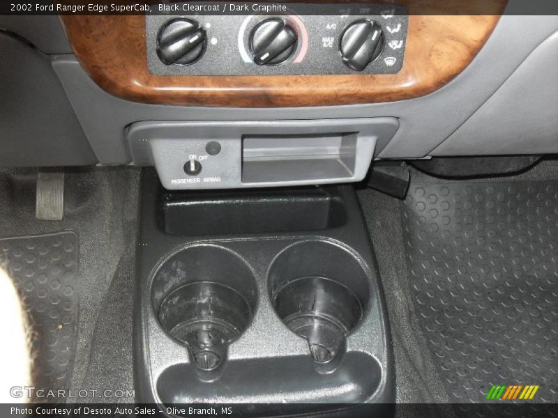 Black Clearcoat / Dark Graphite 2002 Ford Ranger Edge SuperCab