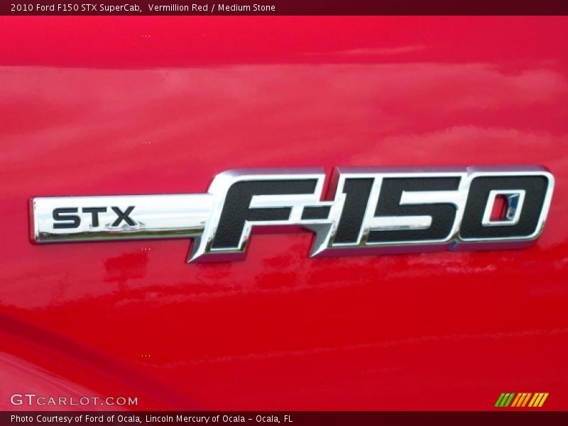 Vermillion Red / Medium Stone 2010 Ford F150 STX SuperCab