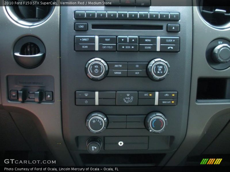 Vermillion Red / Medium Stone 2010 Ford F150 STX SuperCab