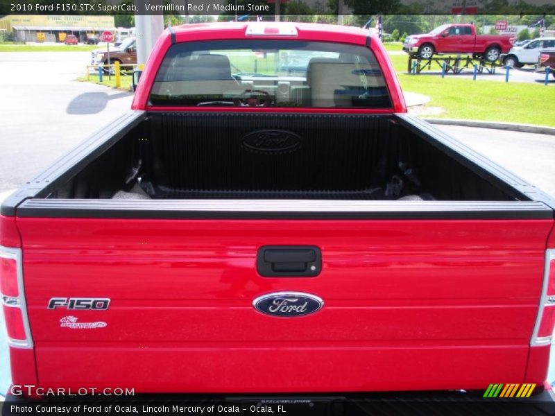 Vermillion Red / Medium Stone 2010 Ford F150 STX SuperCab