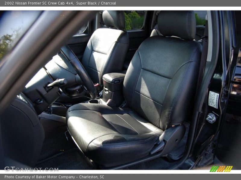 Super Black / Charcoal 2002 Nissan Frontier SC Crew Cab 4x4