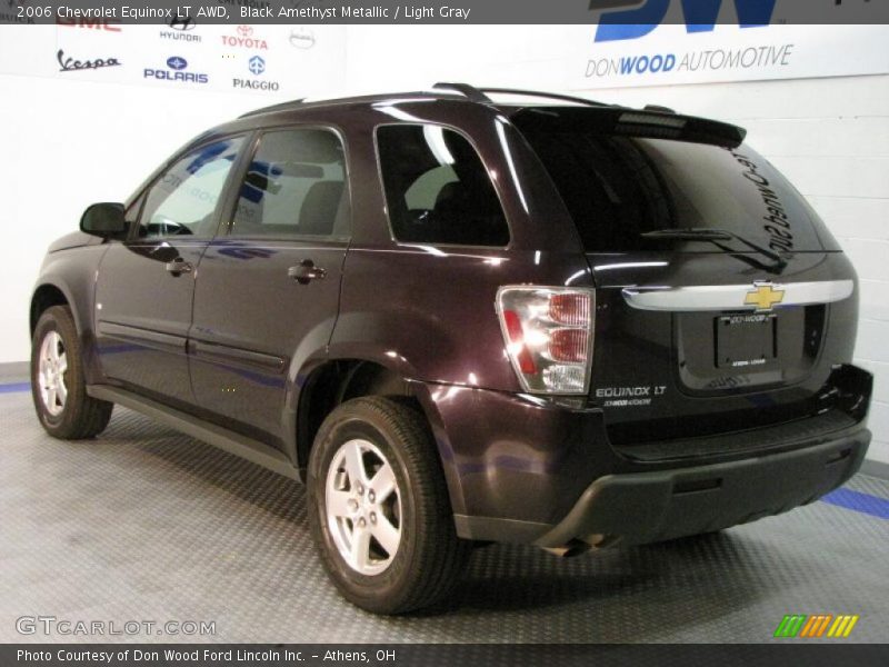 Black Amethyst Metallic / Light Gray 2006 Chevrolet Equinox LT AWD