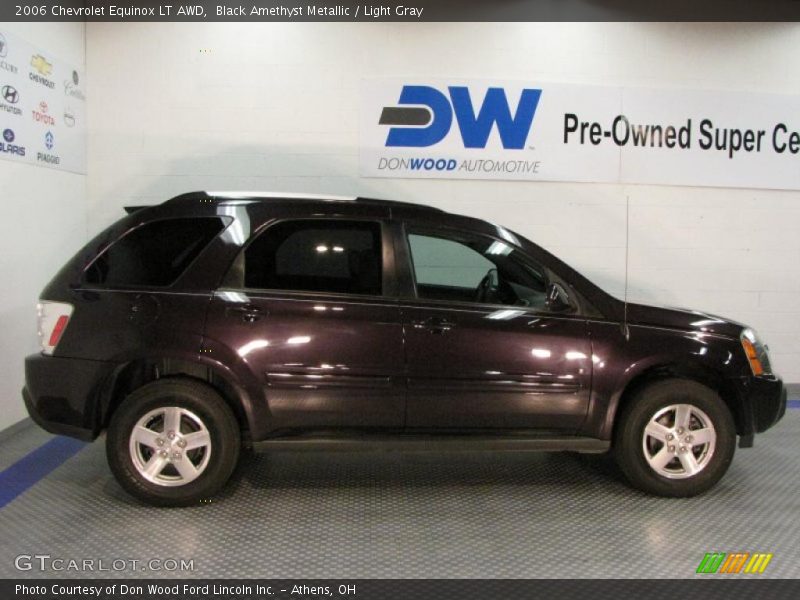 Black Amethyst Metallic / Light Gray 2006 Chevrolet Equinox LT AWD