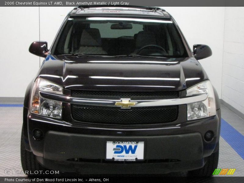 Black Amethyst Metallic / Light Gray 2006 Chevrolet Equinox LT AWD