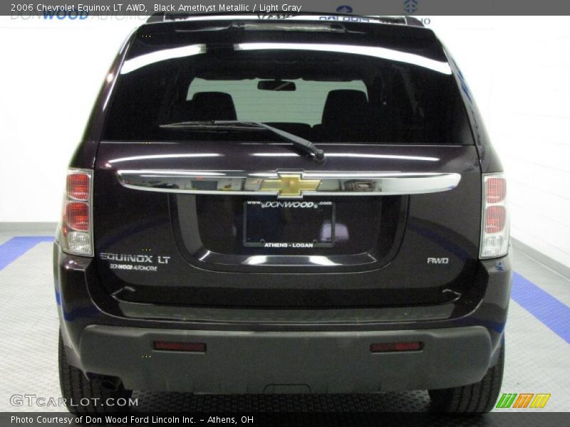 Black Amethyst Metallic / Light Gray 2006 Chevrolet Equinox LT AWD