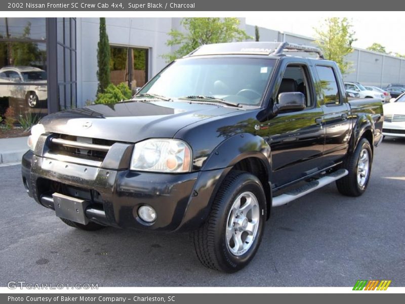 Super Black / Charcoal 2002 Nissan Frontier SC Crew Cab 4x4