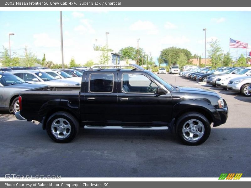 Super Black / Charcoal 2002 Nissan Frontier SC Crew Cab 4x4