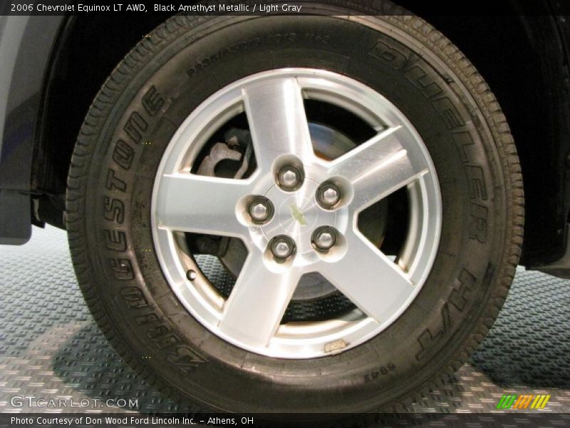 Black Amethyst Metallic / Light Gray 2006 Chevrolet Equinox LT AWD