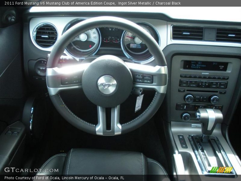 Ingot Silver Metallic / Charcoal Black 2011 Ford Mustang V6 Mustang Club of America Edition Coupe