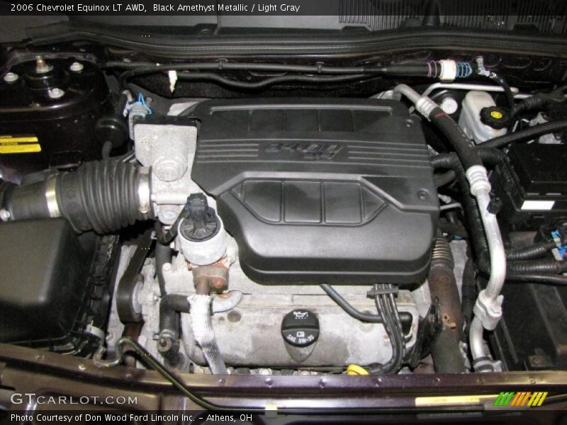 Black Amethyst Metallic / Light Gray 2006 Chevrolet Equinox LT AWD