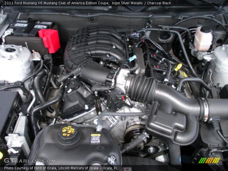 Ingot Silver Metallic / Charcoal Black 2011 Ford Mustang V6 Mustang Club of America Edition Coupe