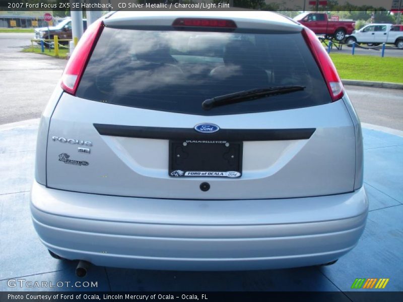 CD Silver Metallic / Charcoal/Light Flint 2007 Ford Focus ZX5 SE Hatchback