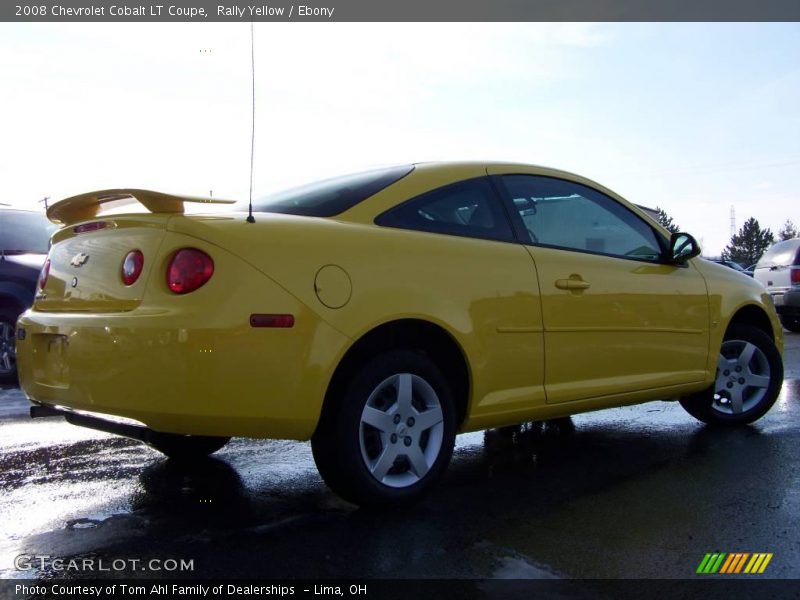 Rally Yellow / Ebony 2008 Chevrolet Cobalt LT Coupe