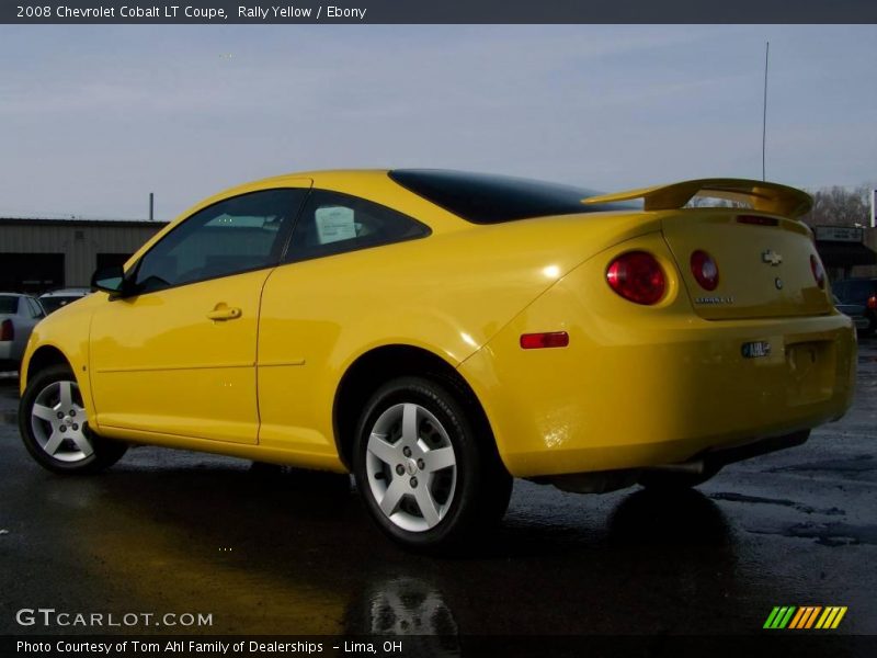Rally Yellow / Ebony 2008 Chevrolet Cobalt LT Coupe