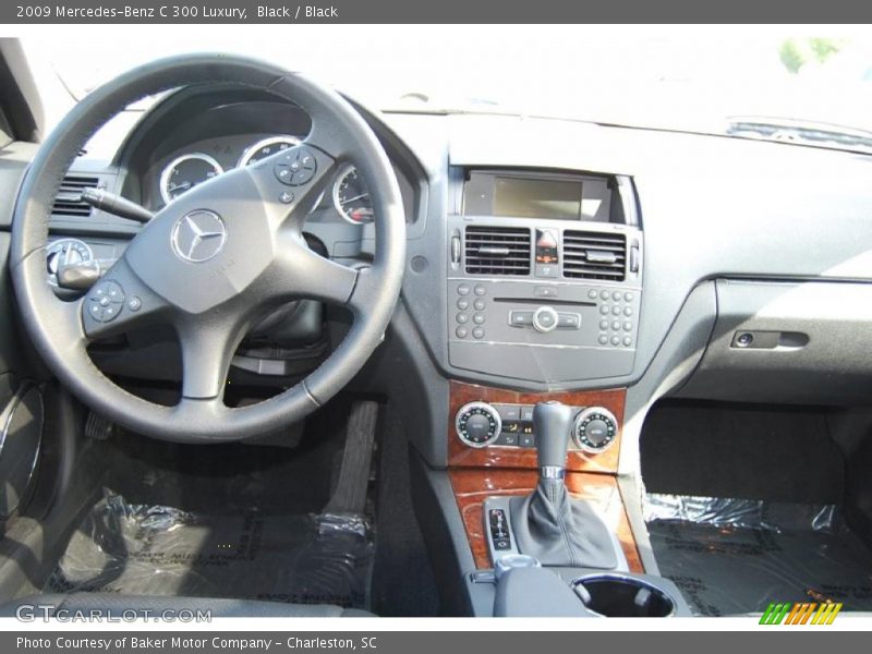 Black / Black 2009 Mercedes-Benz C 300 Luxury