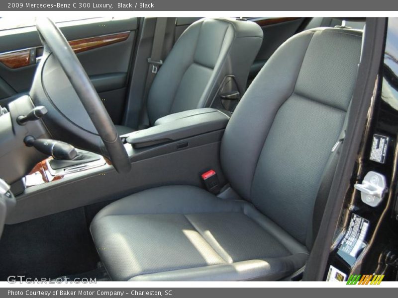 Black / Black 2009 Mercedes-Benz C 300 Luxury