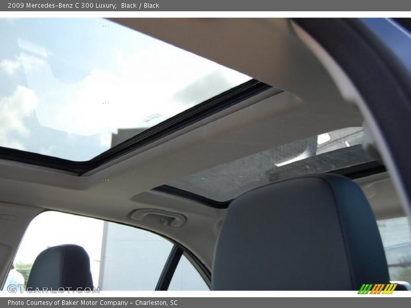 Black / Black 2009 Mercedes-Benz C 300 Luxury