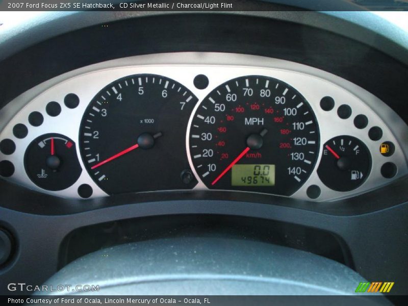 CD Silver Metallic / Charcoal/Light Flint 2007 Ford Focus ZX5 SE Hatchback