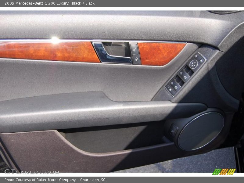 Black / Black 2009 Mercedes-Benz C 300 Luxury