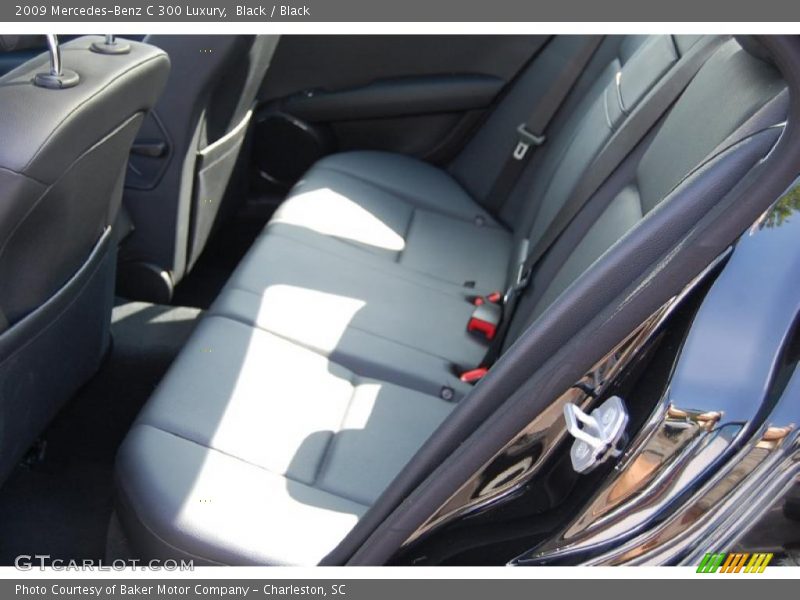 Black / Black 2009 Mercedes-Benz C 300 Luxury