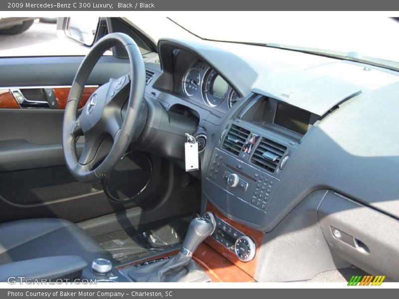 Black / Black 2009 Mercedes-Benz C 300 Luxury
