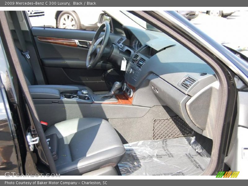 Black / Black 2009 Mercedes-Benz C 300 Luxury