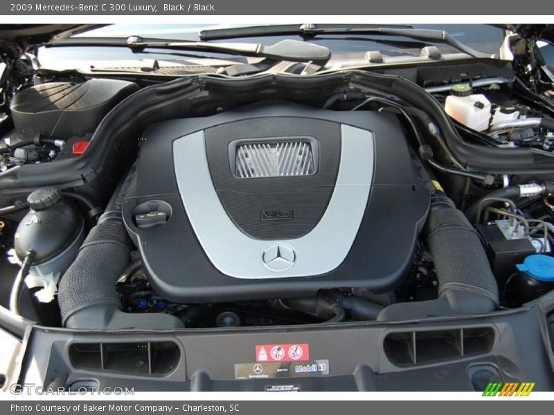 Black / Black 2009 Mercedes-Benz C 300 Luxury