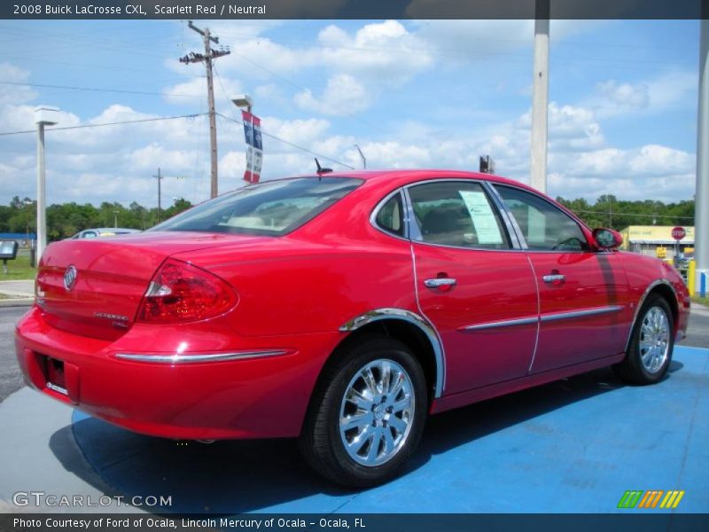 Scarlett Red / Neutral 2008 Buick LaCrosse CXL