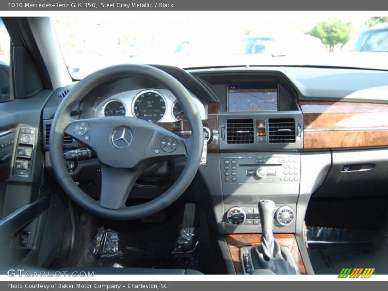 Steel Grey Metallic / Black 2010 Mercedes-Benz GLK 350