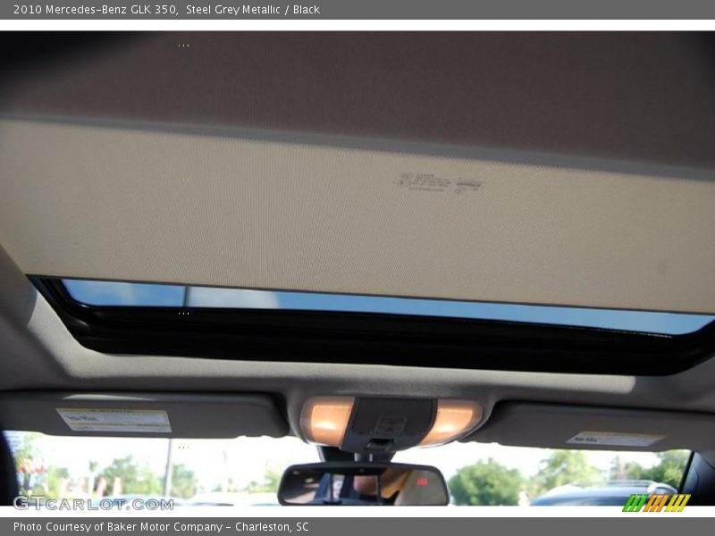 Steel Grey Metallic / Black 2010 Mercedes-Benz GLK 350