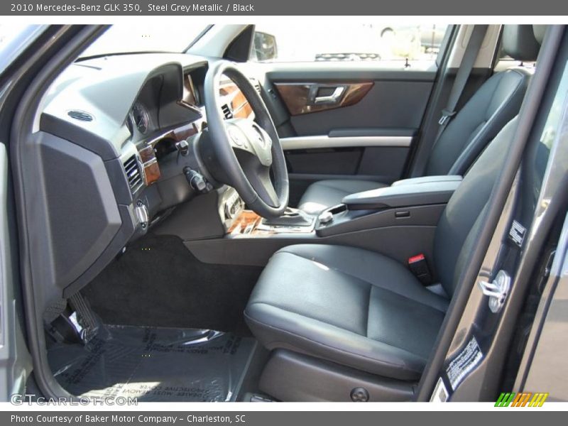 Steel Grey Metallic / Black 2010 Mercedes-Benz GLK 350