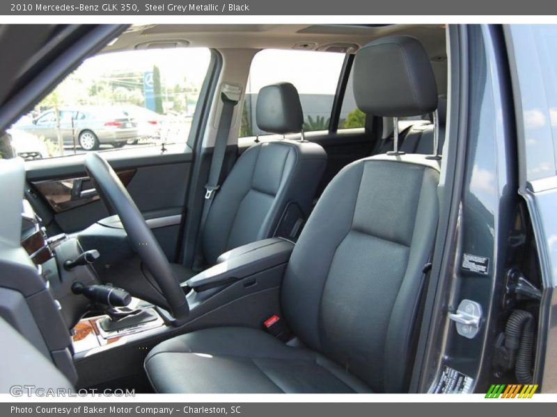 Steel Grey Metallic / Black 2010 Mercedes-Benz GLK 350