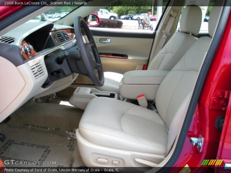 Scarlett Red / Neutral 2008 Buick LaCrosse CXL