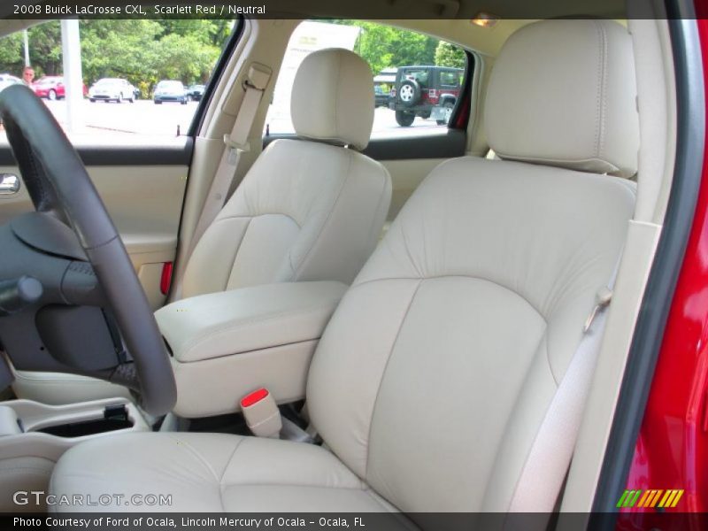 Scarlett Red / Neutral 2008 Buick LaCrosse CXL