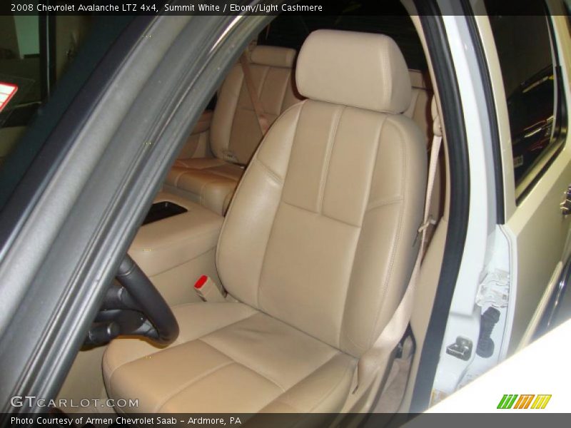 Summit White / Ebony/Light Cashmere 2008 Chevrolet Avalanche LTZ 4x4