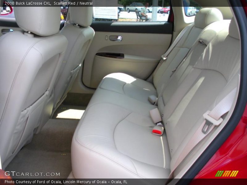 Scarlett Red / Neutral 2008 Buick LaCrosse CXL