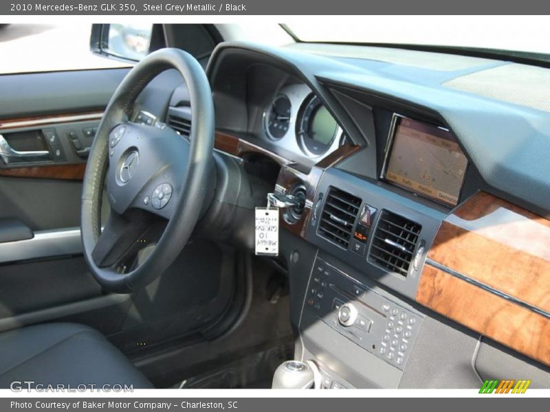 Steel Grey Metallic / Black 2010 Mercedes-Benz GLK 350