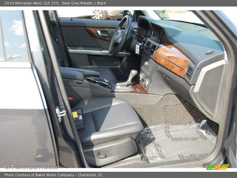 Steel Grey Metallic / Black 2010 Mercedes-Benz GLK 350