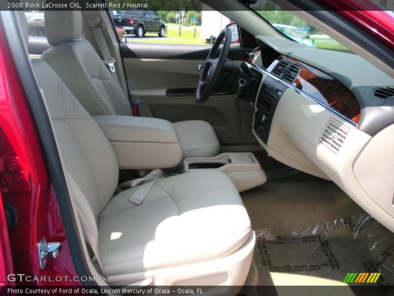 Scarlett Red / Neutral 2008 Buick LaCrosse CXL