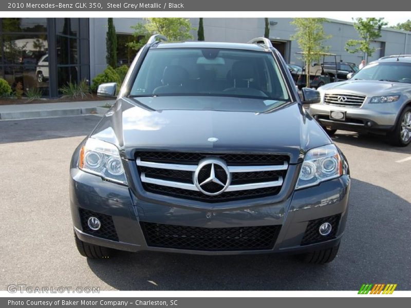 Steel Grey Metallic / Black 2010 Mercedes-Benz GLK 350