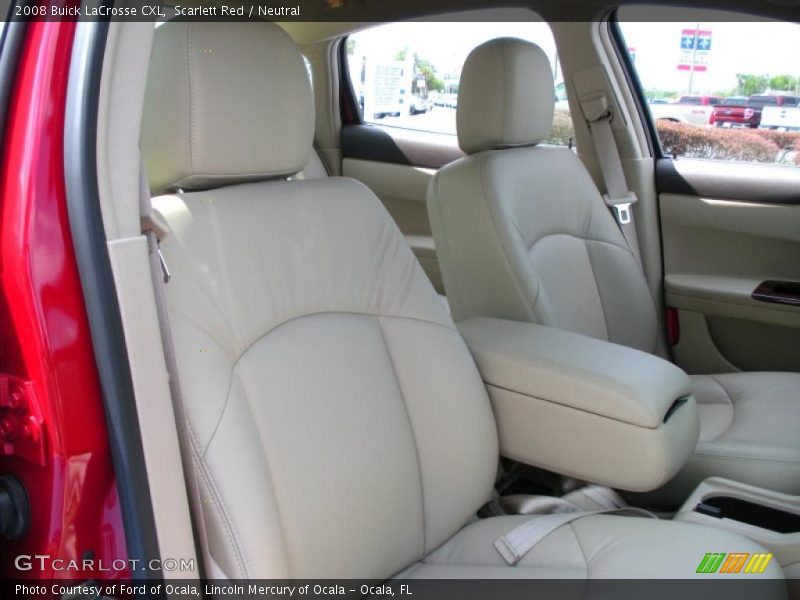 Scarlett Red / Neutral 2008 Buick LaCrosse CXL