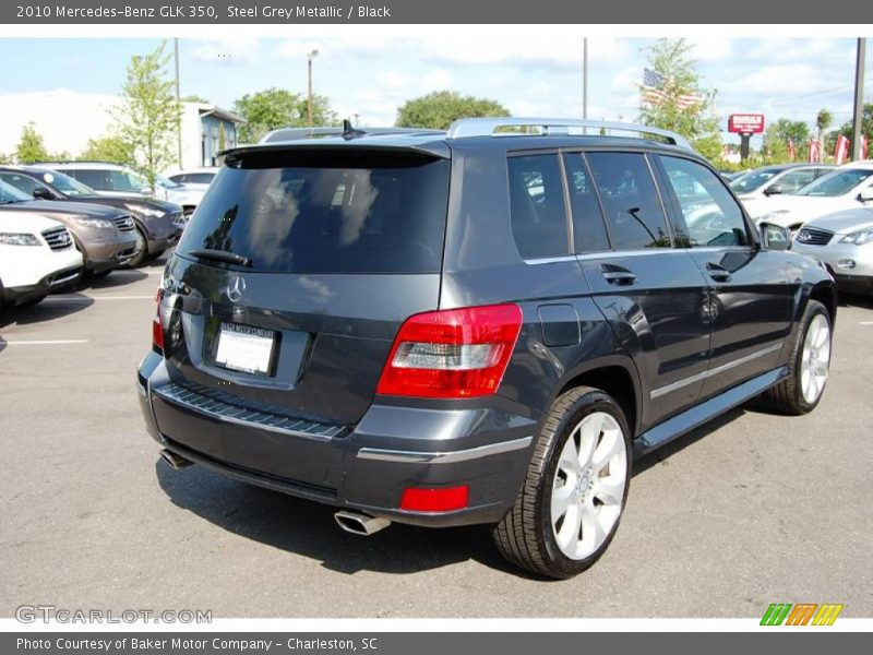 Steel Grey Metallic / Black 2010 Mercedes-Benz GLK 350