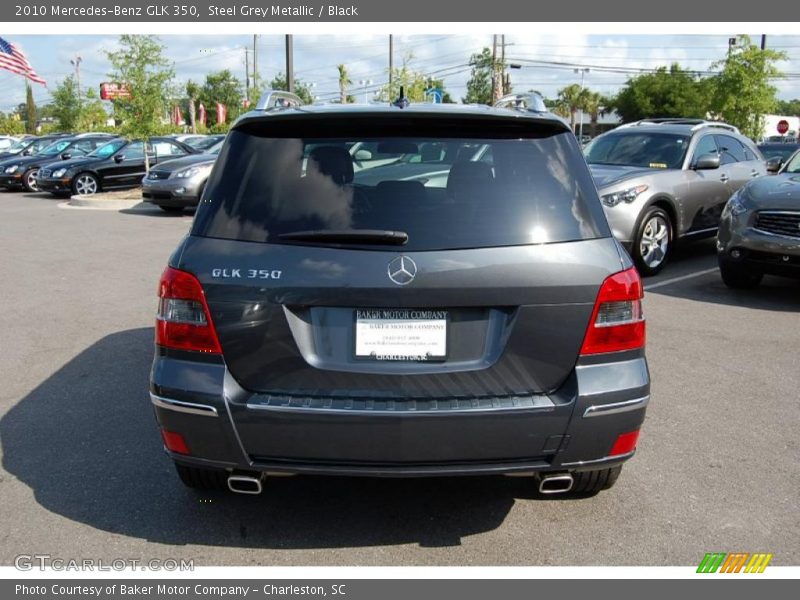 Steel Grey Metallic / Black 2010 Mercedes-Benz GLK 350