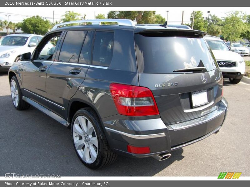 Steel Grey Metallic / Black 2010 Mercedes-Benz GLK 350