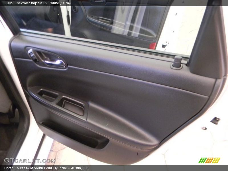White / Gray 2009 Chevrolet Impala LS