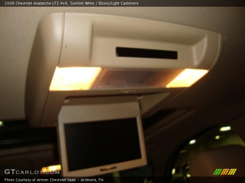 Summit White / Ebony/Light Cashmere 2008 Chevrolet Avalanche LTZ 4x4