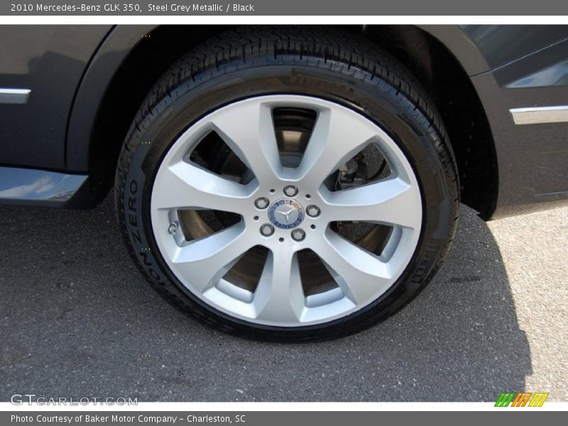 Steel Grey Metallic / Black 2010 Mercedes-Benz GLK 350