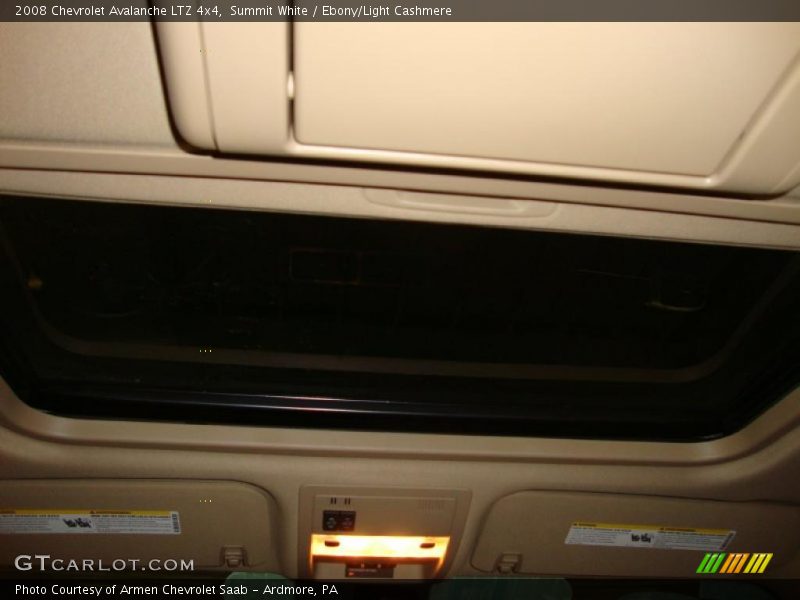 Summit White / Ebony/Light Cashmere 2008 Chevrolet Avalanche LTZ 4x4