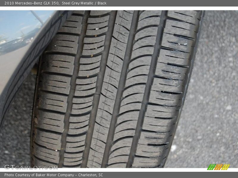 Steel Grey Metallic / Black 2010 Mercedes-Benz GLK 350