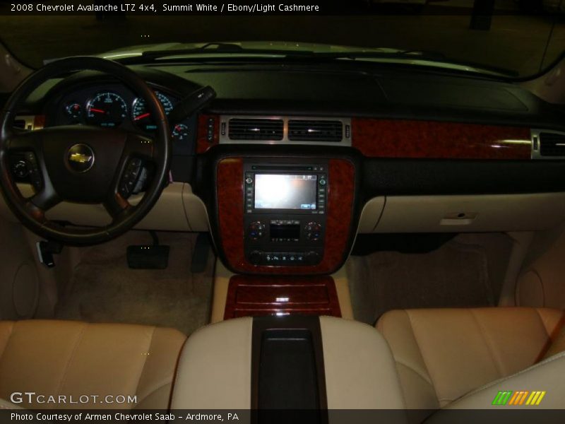 Summit White / Ebony/Light Cashmere 2008 Chevrolet Avalanche LTZ 4x4